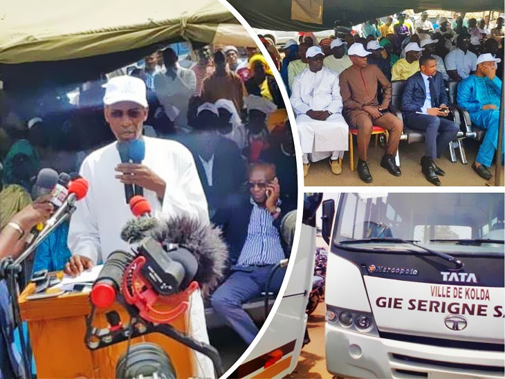 CETUD: Cérémonie remise des clés minibus TATA neufs à Kolda