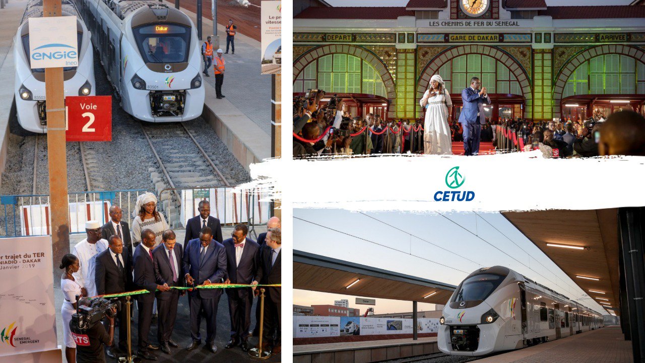 inauguration TER Dakar cetud